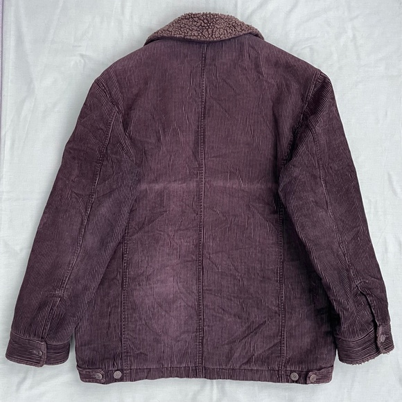 GAP Brown Corduroy Sherpa Lined Jacket - size M - Picture 5 of 6